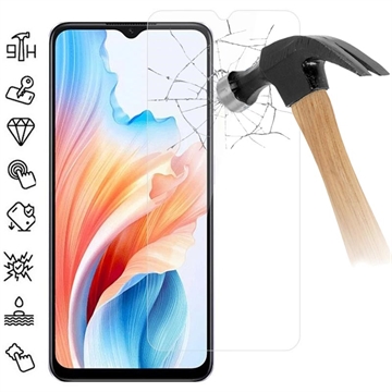 Protecteur d’Écran Oppo A59 en Verre Trempé - 9H - Case Friendly - Clair