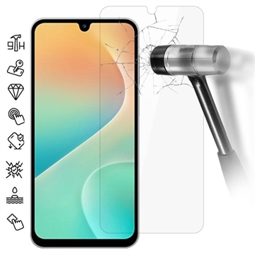 Protecteur d\'écran Samsung Galaxy F36 en verre trempé - 9H - Case Friendly - Transparente