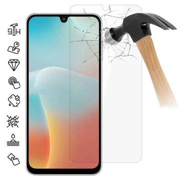 Protecteur d\'écran Samsung Galaxy M16/F16 en verre trempé - 9H - Case Friendly - Transparente
