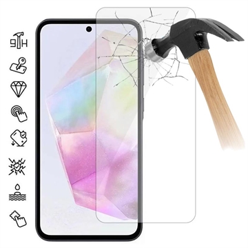 Protecteur d’Écran Samsung Galaxy M35 en Verre Trempé - 9H - Case Friendly  - Clair