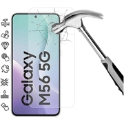 Protecteur d'écran Samsung Galaxy M56 en verre trempé - 9H - Case Friendly - Transparente