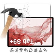 Protecteur d’Écran - 9H - Samsung Galaxy Tab S9+/S8+ en Verre Trempé - Case Friendly - Clair