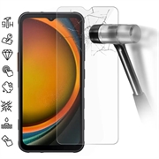Protecteur d'écran Samsung Galaxy XCover7 Pro en verre trempé - 9H - Case Friendly - Transparente