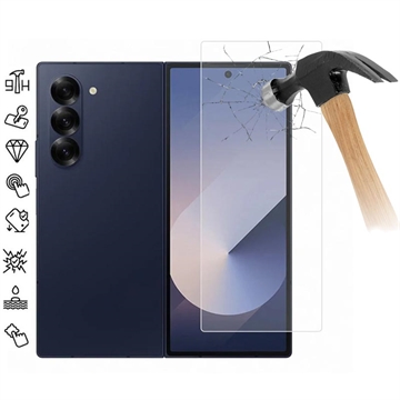 Protecteur d\'écran Samsung Galaxy Z Fold7 en verre trempé - 9H - Case Friendly - Transparente