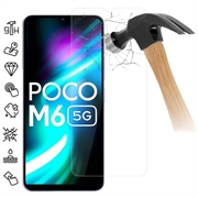Protecteur d’Écran - 9H - Xiaomi Poco M6 en Verre Trempé - Case Friendly - Clair