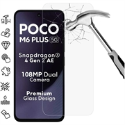 Protecteur d'Écran Xiaomi Poco M6 Plus en Verre Trempé - Case Friendly - Transparente