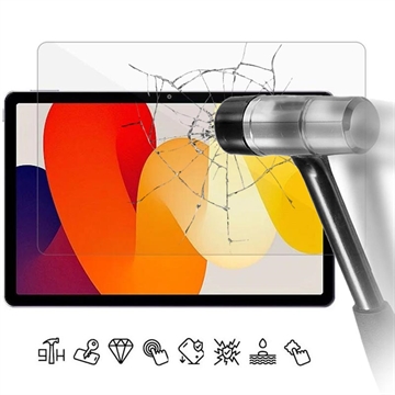 Protecteur d’Écran - 9H - Xiaomi Redmi Pad SE en Verre Trempé - Case Friendly - Clair