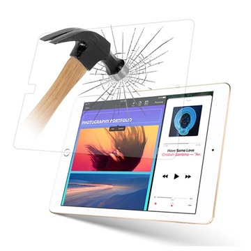 Protecteur d\'Ecran Résistant en Verre Trempé pour iPad 9.7