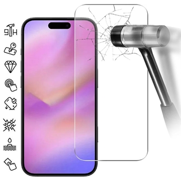 Protecteur d\'écran iPhone 17 Pro Max en verre trempé - 9H - Case Friendly - Transparente