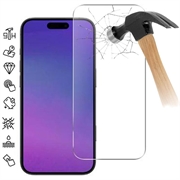 Protecteur d'écran iPhone 17 en verre trempé - 9H - Case Friendly - 2 Pcs.