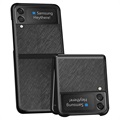 Coque Hybride Samsung Galaxy Z Flip3 5G Texturée - Noire