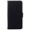 Etui Portefeuille Texturé pour Samsung Galaxy S6 - Noir