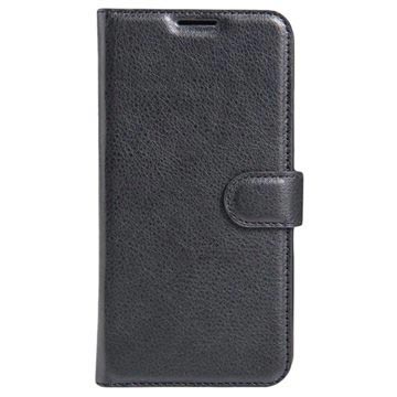 Etui Portefeuille Texturé pour Samsung Galaxy A3 (2017) - Noir