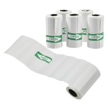 Etiquette d\'impression thermique pour imprimante d\'étiquettes thermiques - 57x15mm - 5 rouleaux