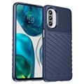 Coque Motorola Moto G52 en TPU - Série Thunder - Bleue