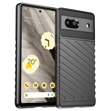 Coque Google Pixel 7a en TPU - Série Thunder - Noire