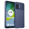 Coque Motorola Moto E13 en TPU - Série Thunder - Bleu