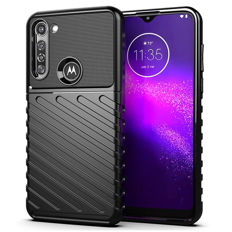 Coque Motorola Moto One Hyper avec 3X en Verre trempé de protection en