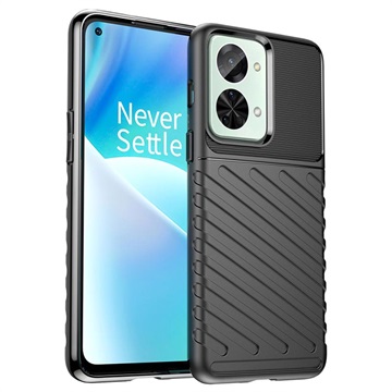 Coque OnePlus Nord 2T en TPU - Série Thunder - Noire