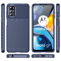 Coque Motorola Moto G22 en TPU - Série Thunder - Bleue