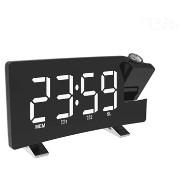 Réveil LED avec Projecteur d\'horloge et Radio FM