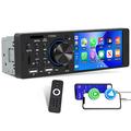 Autoradio Bluetooth à écran tactile avec CarPlay/Android Auto - SD, AUX, USB