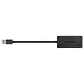Transcend HUB2 USB 3.1 Gen 1 Hub - USB-A - Black