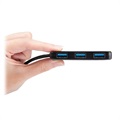 Transcend HUB2 USB 3.1 Gen 1 Hub - USB-A - Black