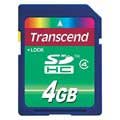 Carte Mémoire SDHC Transcend TS4GSDHC4 - 4Go