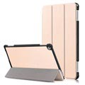 Etui Folio Tri-Fold pour Huawei Mediapad M5 lite - Champagne Doré
