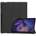Étui à Rabat Tri-Fold pour Samsung Galaxy Tab A8 10.5 (2021) - Noir
