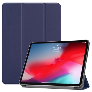 Étui à Rabat Smart iPad Pro 11 - Série Tri-Fold - Bleu Foncé