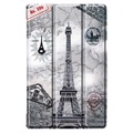 Étui à Rabat Lenovo Tab M10 FHD Plus - Série Tri-Fold - Tour Eiffel