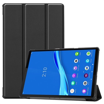 Étui à Rabat Lenovo Tab M10 FHD Plus - Série Tri-Fold - Noir