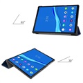 Étui à Rabat Lenovo Tab M10 FHD Plus - Série Tri-Fold - Bleu Foncé