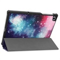 Étui à Rabat Lenovo Tab M10 FHD Plus - Série Tri-Fold - Galaxie