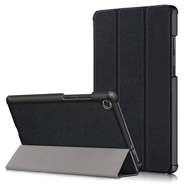 Étui à Rabat Lenovo Tab M8 (HD), Tab M8 (FHD) - Série Tri-Fold - Noir