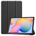 Étui à Rabat Samsung Galaxy Tab S6 Lite 2020/2022 - Série Tri-Fold - Noir