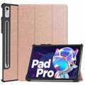 Étui à Rabat Tri-Fold pour Lenovo Tab 6 - Noir