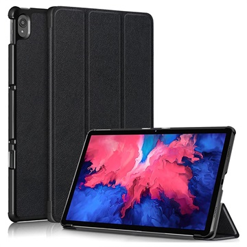 Étui à Rabat Smart Lenovo Tab P11 - Série Tri-Fold - Noir