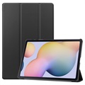 Étui à Rabat Samsung Galaxy Tab S7+/S8+ - Série Tri-Fold - Noir