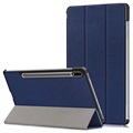 Étui à Rabat Smart Samsung Galaxy Tab S7 FE - Série Tri-Fold - Bleu