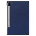 Étui à Rabat Smart Samsung Galaxy Tab S7 FE - Série Tri-Fold - Bleu