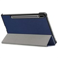 Étui à Rabat Smart Samsung Galaxy Tab S7 FE - Série Tri-Fold - Bleu