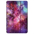 Étui à Rabat Smart Samsung Galaxy Tab S7 FE - Série Tri-Fold - Galaxie