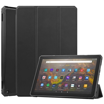 Étui à Rabat Smart Amazon Fire HD 10 (2021) - Série Tri-Fold - Noir