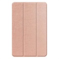 Étui à Rabat Smart Nokia T20 - Série Tri-Fold - Rose Doré