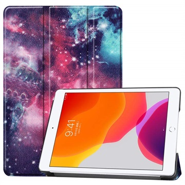 Étui à Rabat Smart iPad 10.2 2019/2020 - Série Tri-Fold - Galaxie