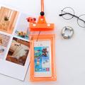 Étui étanche universel Triple Seal pour smartphone - 7.2" - Orange