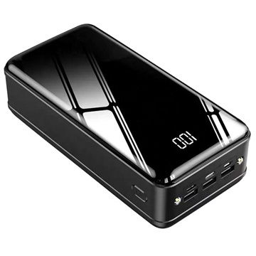 Batterie Externe Rapide Triple USB 50000mAh - PD 18W - Noir